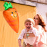 8 Pack Cute Carrot Balloons Farmer Vegetable Decoration Fruit Veggie Farm Food Party Supplies For Birthday Picnic