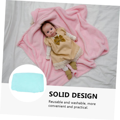 ORFOFE Breathable Baby Changing Pad Cover Mint Green Soft Massage Table Changing Mat Detachable Design for Infants