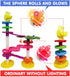 22 45 13 WEofferwhatYOUwant Potty Ball Drop Tower Toddler STEM Piece Toy with Lemon Toilet, Hour LED Motion Activated