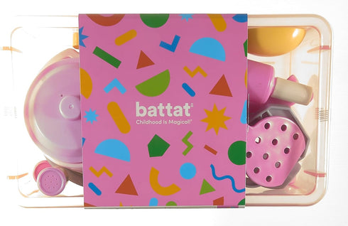 Battat Play Circle Cooking & Baking Kit - Kitchen Toys for Pretend Play (21 Pcs, Ages 3+)