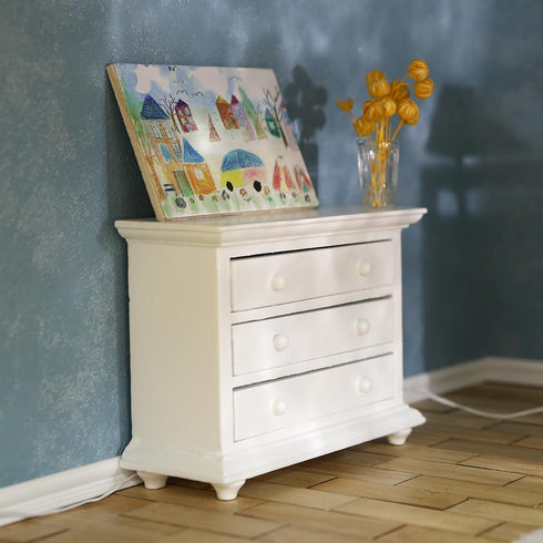 iLAND Miniature Dollhouse Furniture and Accessories, 1/12 Scale Nursery Furniture, Lovely 14pcs