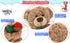 12'' Stuffed Teddy Bear Dolls with Rose, Soft Plush Animal Toys for Valentine's Day Gifts for Her, Girlfriend, Mom