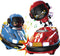 OBEST Multiplayer Remote Control Bumper Car, 2 Pack, RC Car with Ejection Doll, Interactive Toys for Boys and Girls