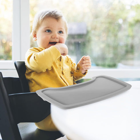 Totority Reusable High Chair Food Tray Durable Dining Tray for Easy Storage and Installation Multi Functional Tabletop