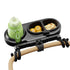 Rivonthex Universal Stroller Snack Tray, Stroller Tray Attachment with Flexible Silicone Arm Gripper