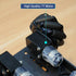 Mecanum Robot Chassis Car Kit - 360° Omnidirectional Wheel, Aluminum Alloy Frame, TT Motor, DIY Kit (Unassembled)