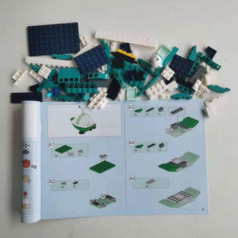 Building Block Octonauts Ocean Adventure Set for Age 6+, 429pcs Rescue Ship GUP-E Guppy GUP-D