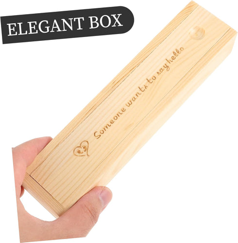 Pregnancy Test Case Holder Wooden Box Announcement Sign for Pregnant Women Multifunctional Keepsake Organizer