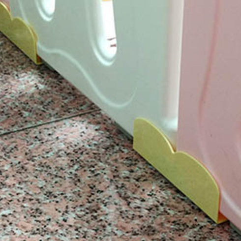 Abaodam 2Pcs Playpen Stabilizer, Replacement Anti Slip Gate Support Feet for Playpen Safety Baffle
