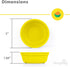 Re-Play 12 Oz. Toddler Bowls for Snack and Everyday Dining - Set of 3, Dishwasher and Microwave Safe, Made in USA