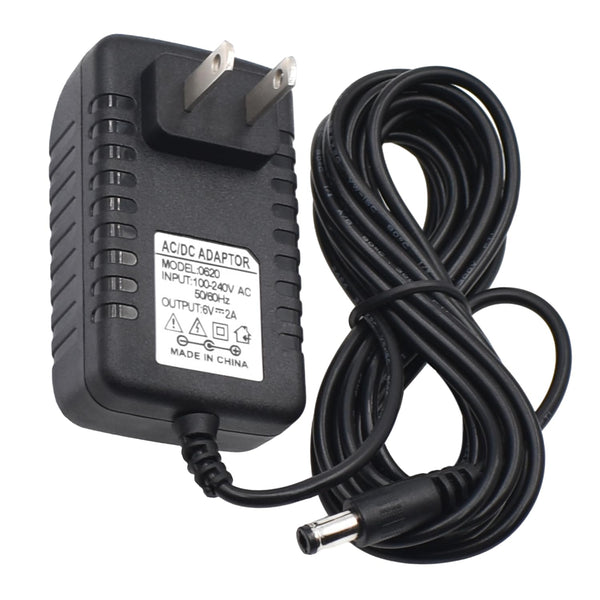 Snugapuppy Charger Replacement for Fisher Price/Ingenuity Swing, 10Ft Black AC Power Cord for Baby Swing, 6V