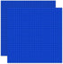 2 Pack Classic Baseplates Board for Building Bricks, Compatible with All Major