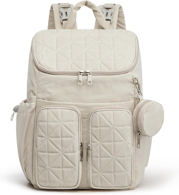 G4Free Diaper Bag Backpack for Moms Dads Travel Baby Bag with Pacifier