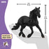 6" 5+ Schleich HORSE CLUB - Frisian Stallion - Hand-Painted Collectable, Realistic Toy Horse Figurine for Girls