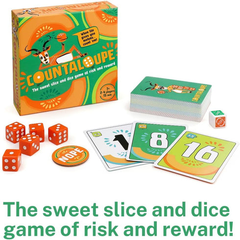 Bananagrams Countaloupe, Slice and Dice STEM Game for Kids Age 7+
