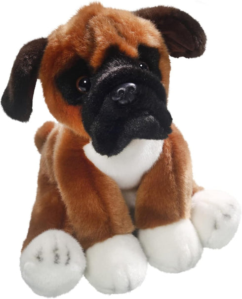 Carl Dick Boxer Dog Plush Toy, 10 Inches, 25cm, Soft Toy, Stuffed Animal 3344