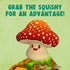 8+, 2-4 Gamewright - A Bunch of Fun Guys - Strategic Mushroom Foraging Card Game, Ages Players