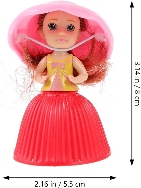 3pcs Cupcake Princess Doll Magic Toys for Baby Girls in Random Color