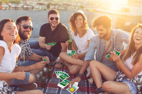 TDC Games Grass Card Game, Novelty Card Game for Adults, Fast Paced Card Game for 2-6 Players, Hilariously Fun Game to Play with Friends, Card Game for Game Night