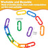 240pcs C-Clips Hooks Plastic Chain Links - Counting & Linking Activity Kit, Sensory Toys for Toddlers, Educational