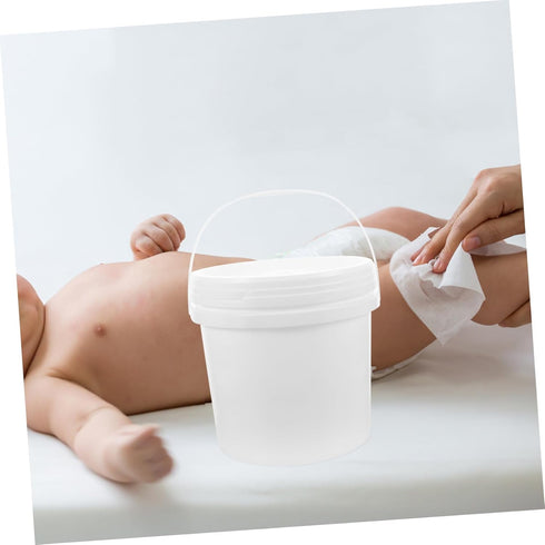 Large Wet Wipes Dispenser Bucket Portable Wipes Container for Diaper Bags and Cars Convenient Wet Tissue Holder