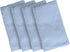 Set 4 Kaplan Early Learning Lightweight Compact Crib Sheet - Blue - of - Soft Breathable Fitted Sheet for Compact Cribs