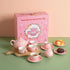 Sweejar Porcelain Tea Set for Little Girls - Kitchen Toys Tea Party Set for Kids, Includes Teapot, Cup & Saucer Set of