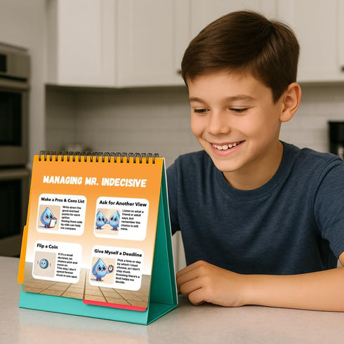 Emotion Flipbook for Kids: Manage Your Feelings Better with Feelings Builder - Great for Home, School & Therapy