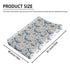 KuphiL10C Girls-16x32 Watercolor Ocean Whale Sea Turtle Starfish Seashells Pattern Baby Changing Pad Cover, Unisex Sea