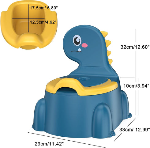 Potty Training Toilet, Toddler Potty Training Seat Baby Potty Chair, Dinosaur Toilet Potty Seat for Boys Girls Kids