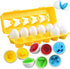 CPSYUB Matching Egg Toy 12 PCS for Toddlers Ages 1-3 Kids, Easter