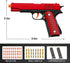 2Pack 1911 Shell Ejecting Pistol Toys Gun - Semi-Automatic Handgun with Soft Bullet and Auto Rebound, Outdoor Game Toy