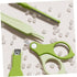 Set Trimmer Nail Clipper with Nail Filer and for Infants, Portable Green Grooming Kit for Newborns and Travel