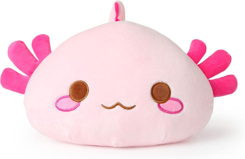 Onsoyours Cute Axolotl Plush, 19" Soft Large Stuffed Animal Salamander Big Plush Pillow for Kids (Pink Axolotl A)