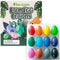 TinyGeeks 12 Color Egg Crayons - Palm Grasp Non-Toxic and Washable for