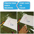 Easy Cleaning Baby Splat Mat, Waterproof High Chair Floor Cover, Clear Feeding Floor Mat