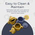 (2 Pack) 6+ KIDSco. Silicone Sippy Cups Soft Spout & Easy Grip Handles for Babies months, Plastic Free, Toxic Free