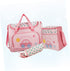 Set KOMBIUDA Multi-Function Large Capacity Diaper Bag for Moms Stylish Baby Nursing Handbag Changing Pad Car Pattern