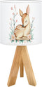 JCFANGALLERY Cute Kids Bedside Desk Table Lamp Baby Deer Watercolor Fawn Forest Animals