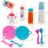 Baby Doll Accessories Magic Bottle Set - Disappearing Milk, Juice Bottles, Sippy Cups, and Pacifiers for Kids