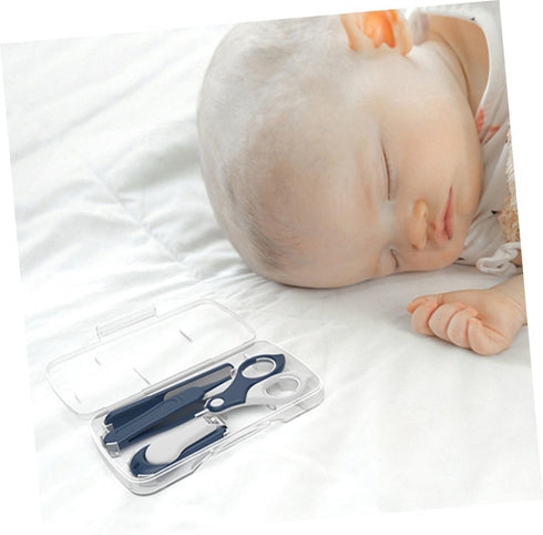 Set SUPVOX Baby Nail Clippers for Newborns Infant Manicure Kit Safety Scissors Portable Nail Grooming Tools Material