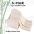 Generic 6-Pack, 7.87 7.87 inches, 2-Layer Baby Washcloths Ultra Soft Viscose, x Deluxe, Super Absorbent, Machine