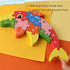 LovesTown Dolphin Wooden Puzzle, 26PCS Jigsaw Puzzle Alphabet and Number Blocks