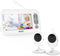 JouSecu Baby Monitor with 2 Cameras, Video Baby Monitor, 4.3" LCD Split Screen,2-Way