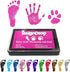 ReignDrop Ink Pad for Baby Footprint & Handprint - Impressive Keepsake Stamp for Kids, Smudge Proof, Acid Free (Pink)