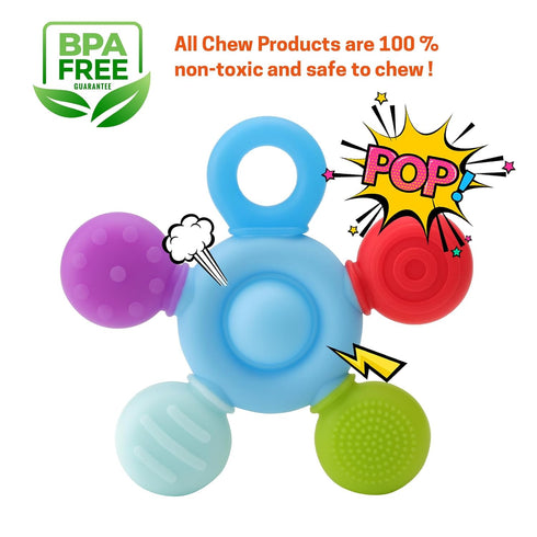 Chewy Necklace for Sensory Kids, Seeway Silicone Sensory chew Necklace Oral Motor Aids for Boys Girls, Autism Chew Toys