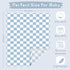 Cozy 30''x40'', Yurhap Checkered Baby Blanket Fleece Baby Blankets for Boys, Ultra Soft Fluffy Infant Toddler Newborn