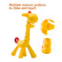 SHARE&CARE BPA Free Silicone Giraffe Baby Teether Toy with Storage Case, for 3 Months and Above