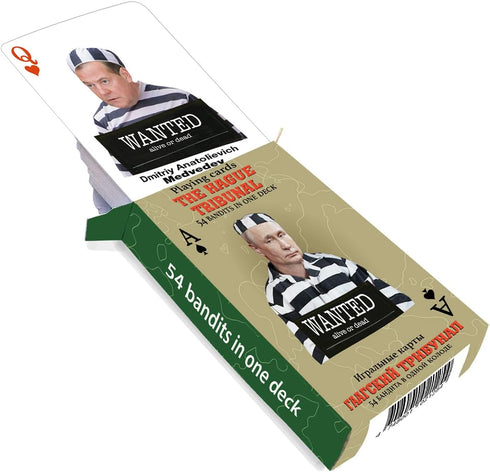 Playing Cards Themed The Hague Tribunal - Standard 52 Card Deck for Poker and Other Card Games