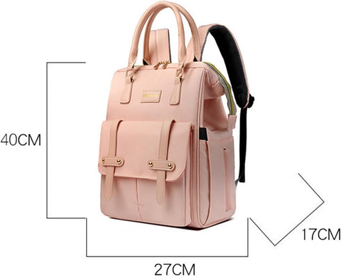 Ybberik Backpack Pack Diaper Bag Travel with Stroller Straps, Insulated Pockets, Water Resistant Baby Diaper Bag